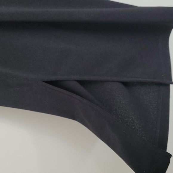 Iman L Black Crop Pant with side slits - Picture 2 of 5